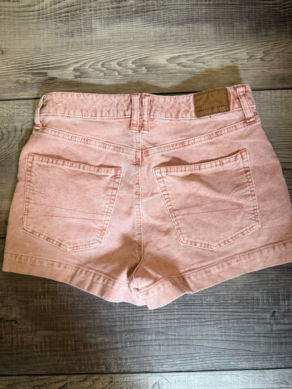 American Eagle Outfitters Pink Corduroy Utility Shorts - Picture 3 of 3